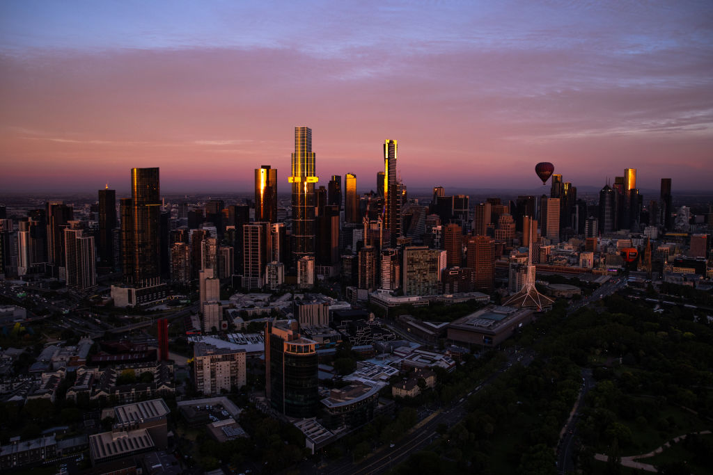 Aerial Views Of Melbourne