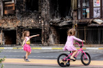 Life In Bucha Amid Devastation, Ukraine - 14 Jun 2022