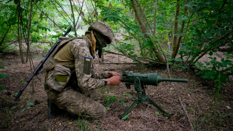 Militar ucrainean în Donețk