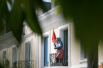 Red Banner Grandma statue installed in Belgorod, Russia