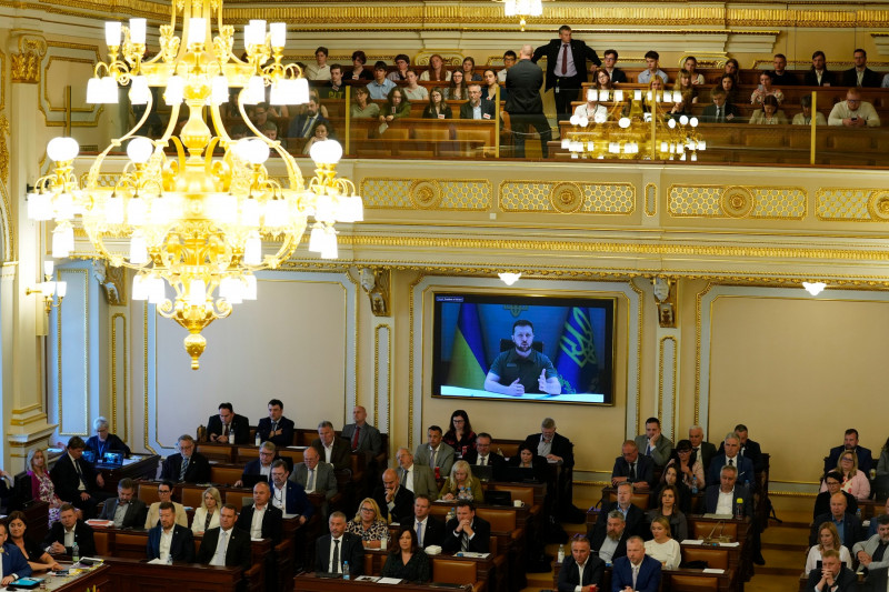 Volodimir Zelenski Parlament Cehia
