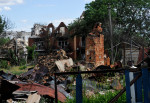 Scenes of destruction after the Russian withdrawal in Ukraine - 15 Jun 2022