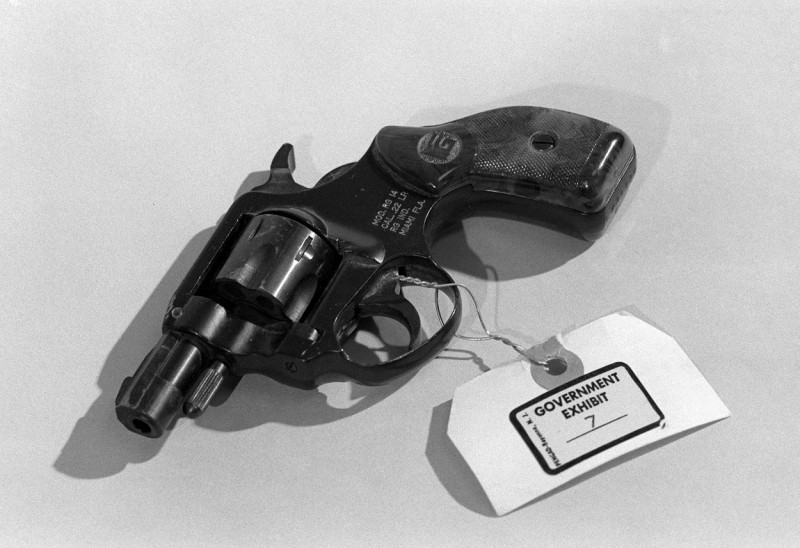 ASSASSINATION ATTEMPT REVOLVER