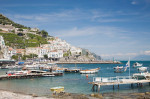 Harbour on the amalfi coast