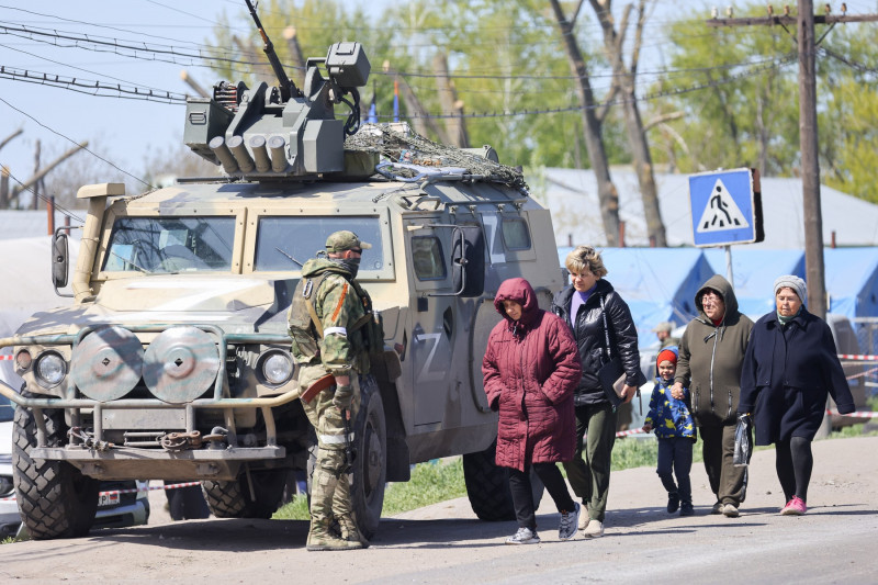 Tabără de filtrare Ucraina soldați ruși