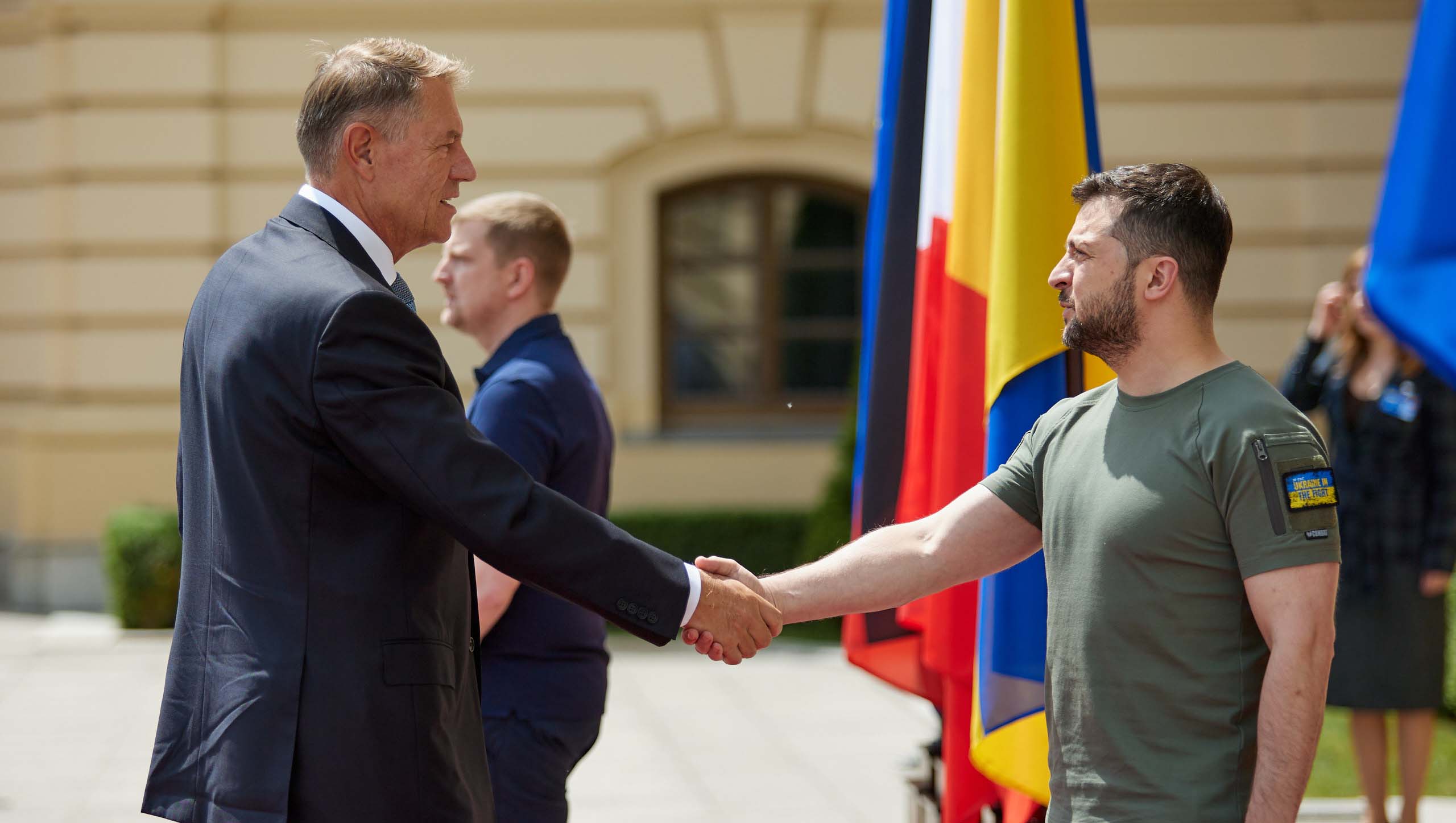 Iohannis a discutat cu Zelenski despre cum să scoată cerealele prin România