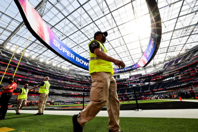 Super Bowl: Rams vs Bengals, Sofi Stadium, Inglewood, California, United States - 13 Feb 2022