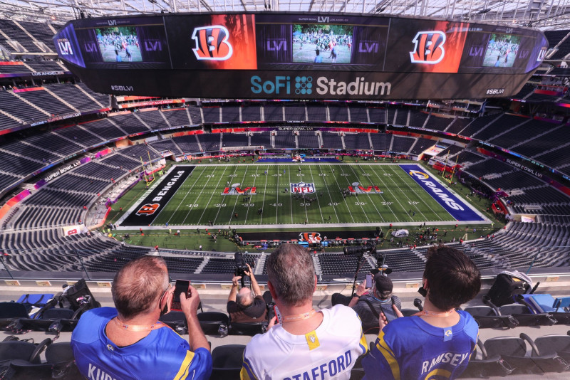 Super Bowl: Rams vs Bengals, Sofi Stadium, Inglewood, California, United States - 13 Feb 2022