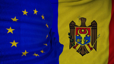 Moldova, European Union Flag