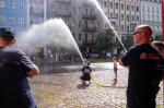 Berlin fire department provides cooling, berlin, berlin, germany - 18 Jun 2022