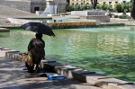 High temperature in Marseille, France - 17 Jun 2022