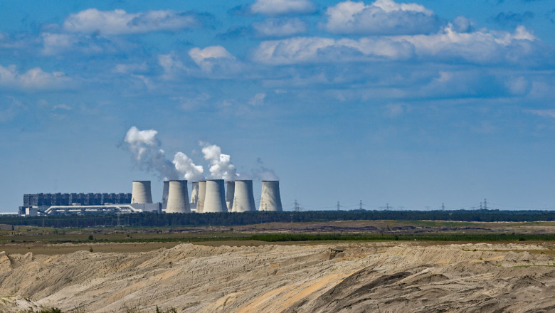 imagine de ansamblu a centralei electrice pe cărbune dela Brandenburg, Germania