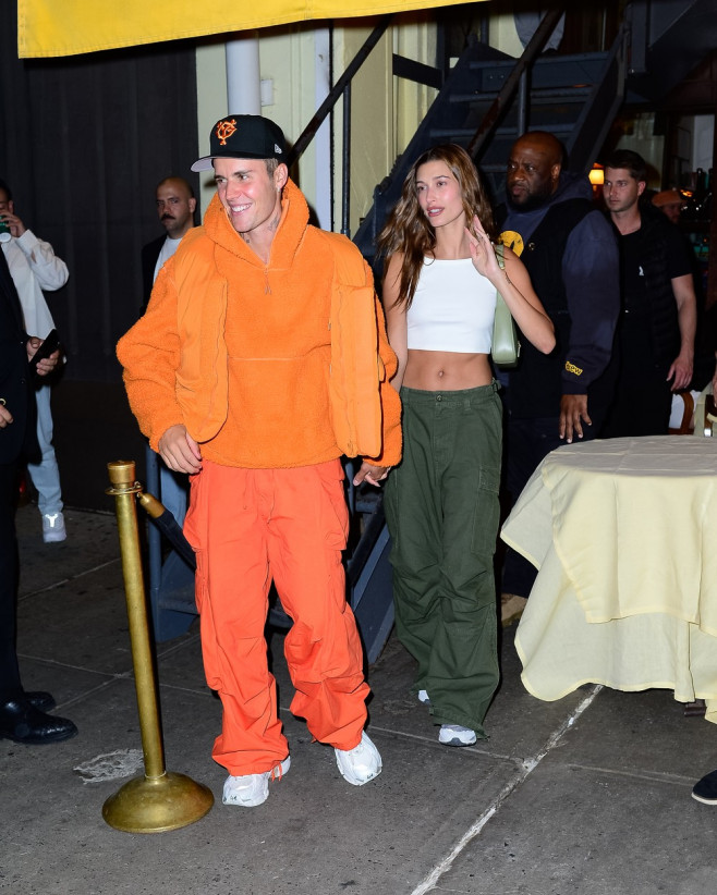 Justin Bieber and Hailey Bieber Head to Dinner at Cipriani Downtown NYC