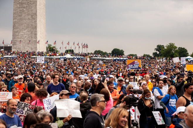March for Our Lives gun violence protest, Washington, DC, Washington Monument, Washington, DC, USA - 11 Jun 2022