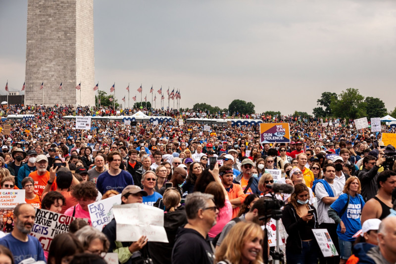 March for Our Lives gun violence protest, Washington, DC, Washington Monument, Washington, DC, USA - 11 Jun 2022