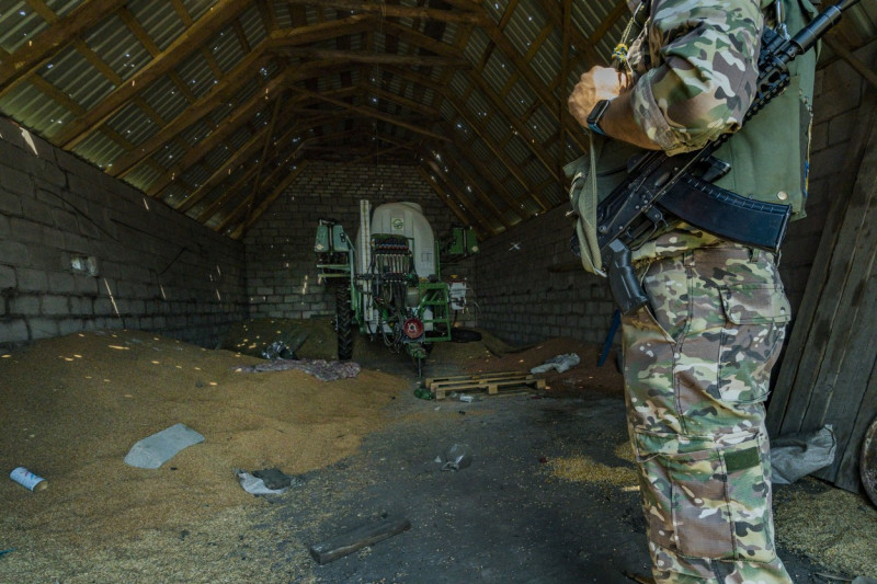 Situation In The Frontlines Of Zaporizhzhia area, Ukraine - 12 Jun 2022