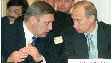 Mihail Kasianov și Vladimir Putin