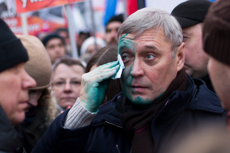 Mihail Kasianov protest