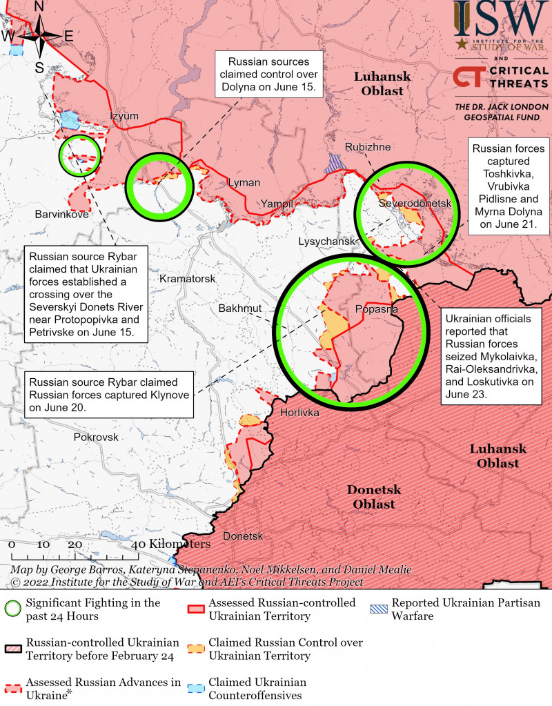 Luhansk Battle Map Draft June 23,2022