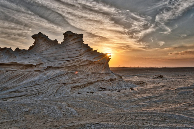 Fossil dunes, Abu Dhabi, UAE