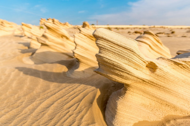 Fossil dunes, Abu Dhabi, UAE