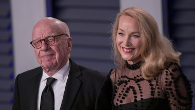 Rupert Murdoch and Jerry Hall divorcing.