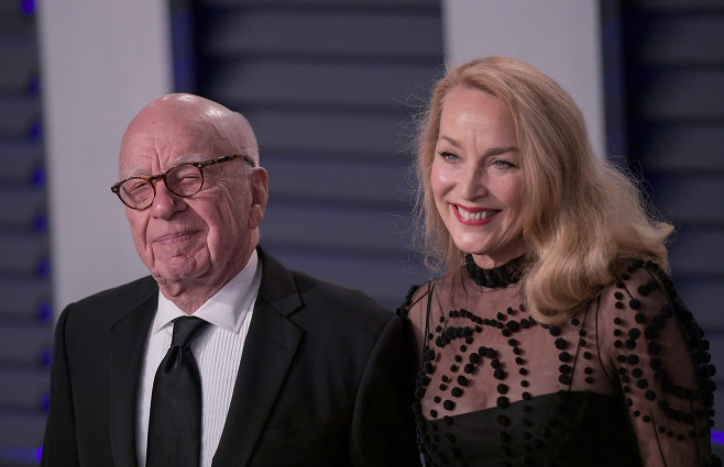 Rupert Murdoch and Jerry Hall divorcing.