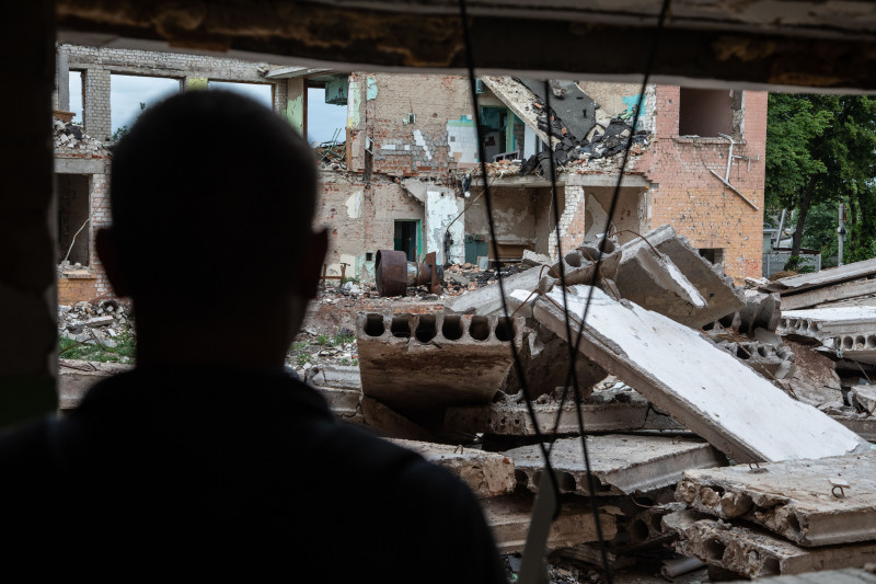 Russian War on Ukraine: Destruction in Chernihiv