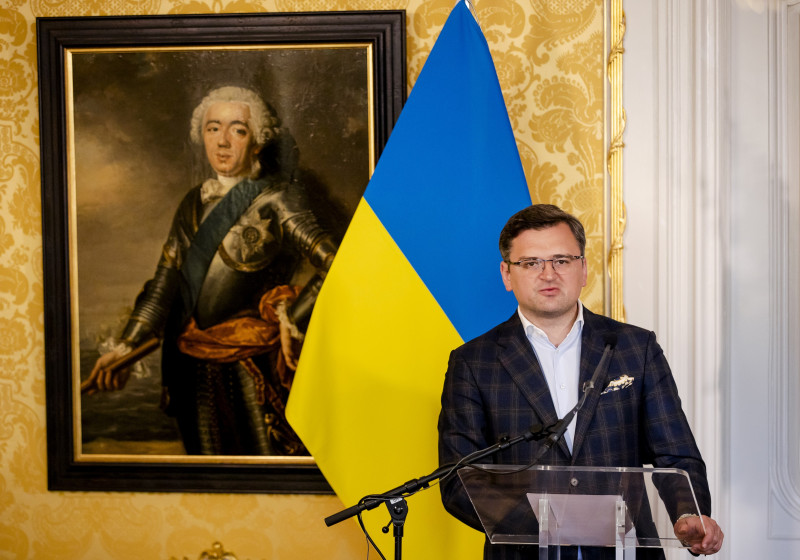 Ukrainian Foreign Minister Koeleba meets Hoekstra