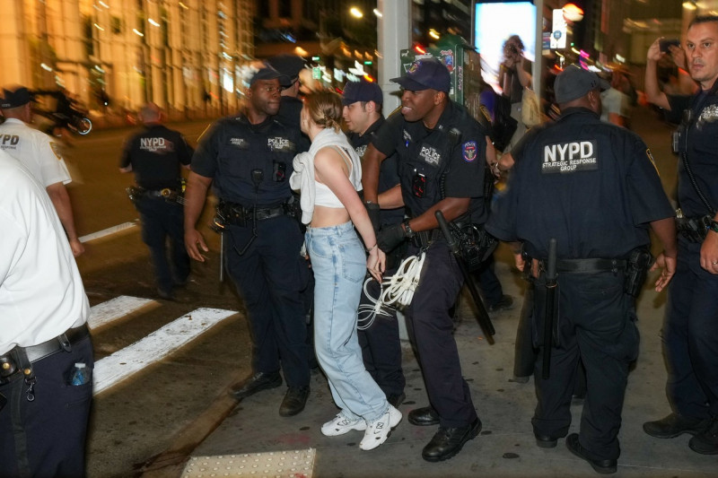 Protests Break Out Across The U.S. As Supreme Court Overturns Roe V. Wade, New York City, United States - 25 Jun 2022