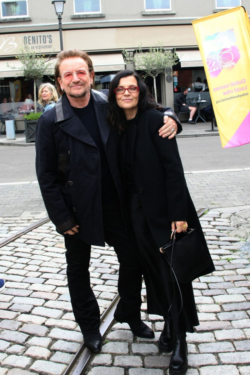 EXCLUSIVE: Bono And Ali Hewson At The Dalkey Book Festival In Ireland