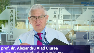 prof. univ. dr. Alexandru Vlad Ciurea, medic primar Neurochirurgie.
