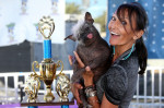 Mr Happy Face wins the World's Ugliest Dog Competition in Petaluma, California.