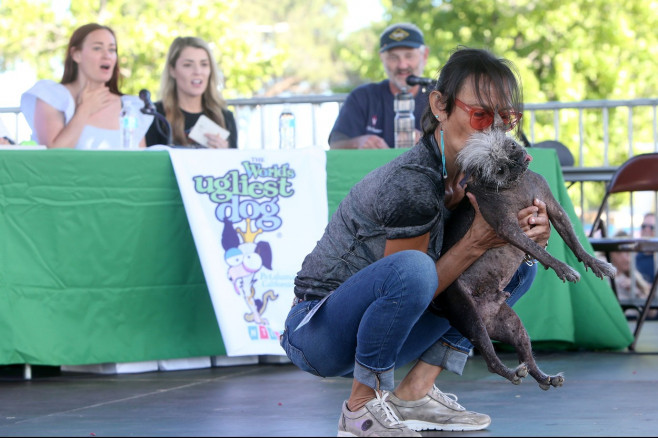 The World's Ugliest Dog contest in Petaluma, California.