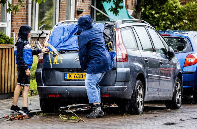 Significant damage from windstorm Zierikzee