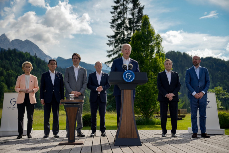The G7 Heads of State and Government Meeting at Schloss Elmau in Germany