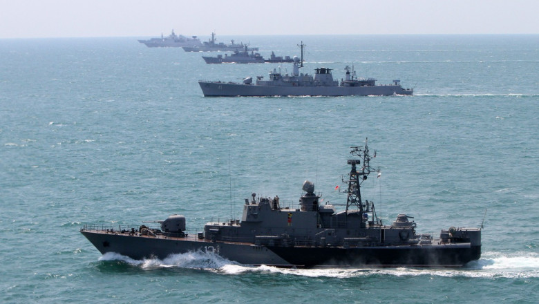 Bulgarian-NATO military exercise in the Black sea, Bulgaria - 10 Jul 2015
