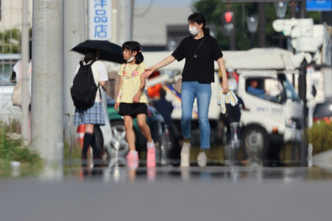 40 degrees Celsius hits Isesaki in Japan