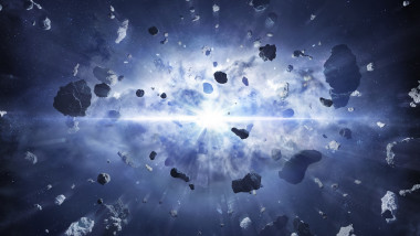 Ilustrație explozie stelară