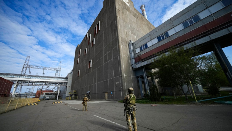 Centrala nucleară ucraineană de la Zaporojie pazita de un militar rus