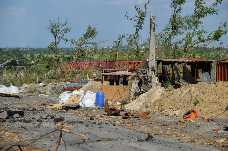 Russia-Ukraine war in Lysychansk, Ukraine - 19 Jun 2022