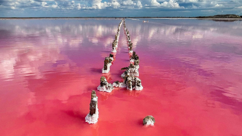 MESMERISING PINK LAKE