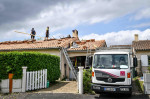 Damage caused by the hailstorm in Gironde