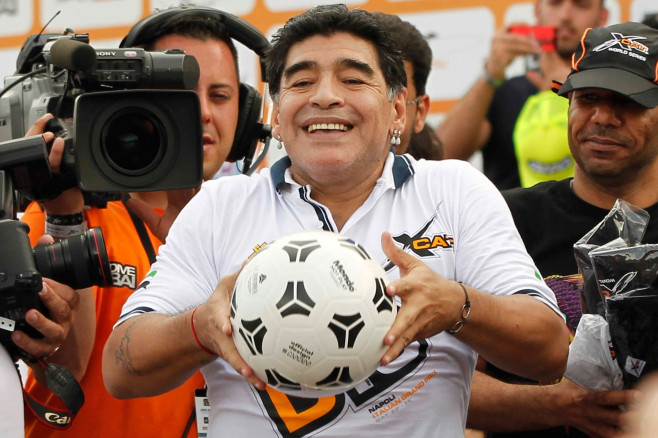 DIEGO ARMANDO MARADONA IN NAPLES