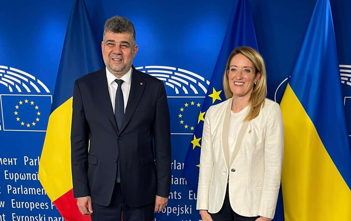 Ciolacu: Îi mulţumesc preşedintei Parlamentului European pentru sprijinul oferit României în vederea aderării la spaţiul Schengen