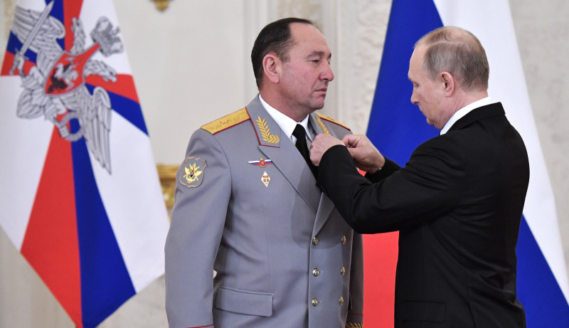 President Putin meets with Russian servicemen after Syrian campaign