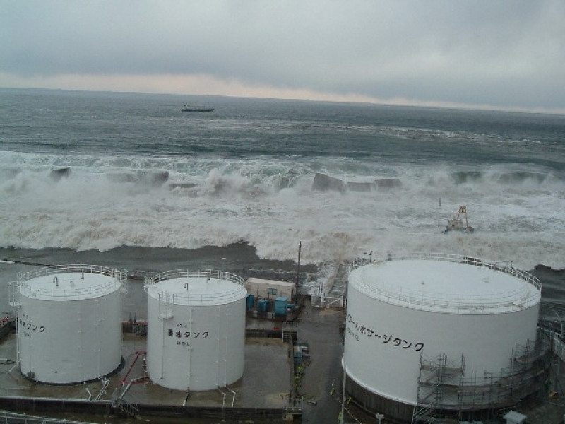 Moment Tsunami Hit Fukushima Daiichi Nuclear Power Plant