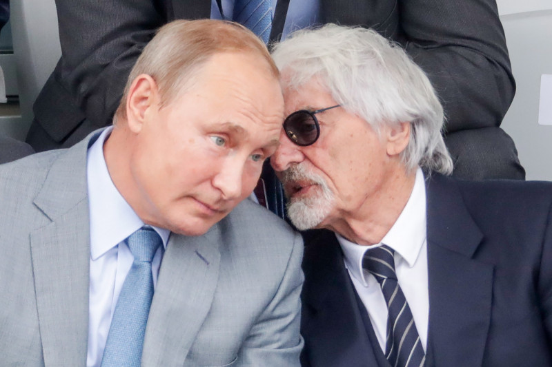 Vladimir Putin Bernie Ecclestone Rusia Formula 1