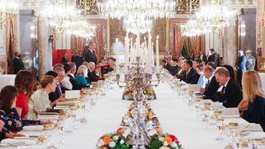 dineul oferit de regele Spaniei participanților la summit-ul NATO de la Madrid