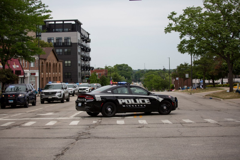 Un atac armat a avut loc într-o suburbie a orașului Chicago, Highland Park, în timpul paradei de Ziua Independenței a SUA. Foto Profimedia Images (9)